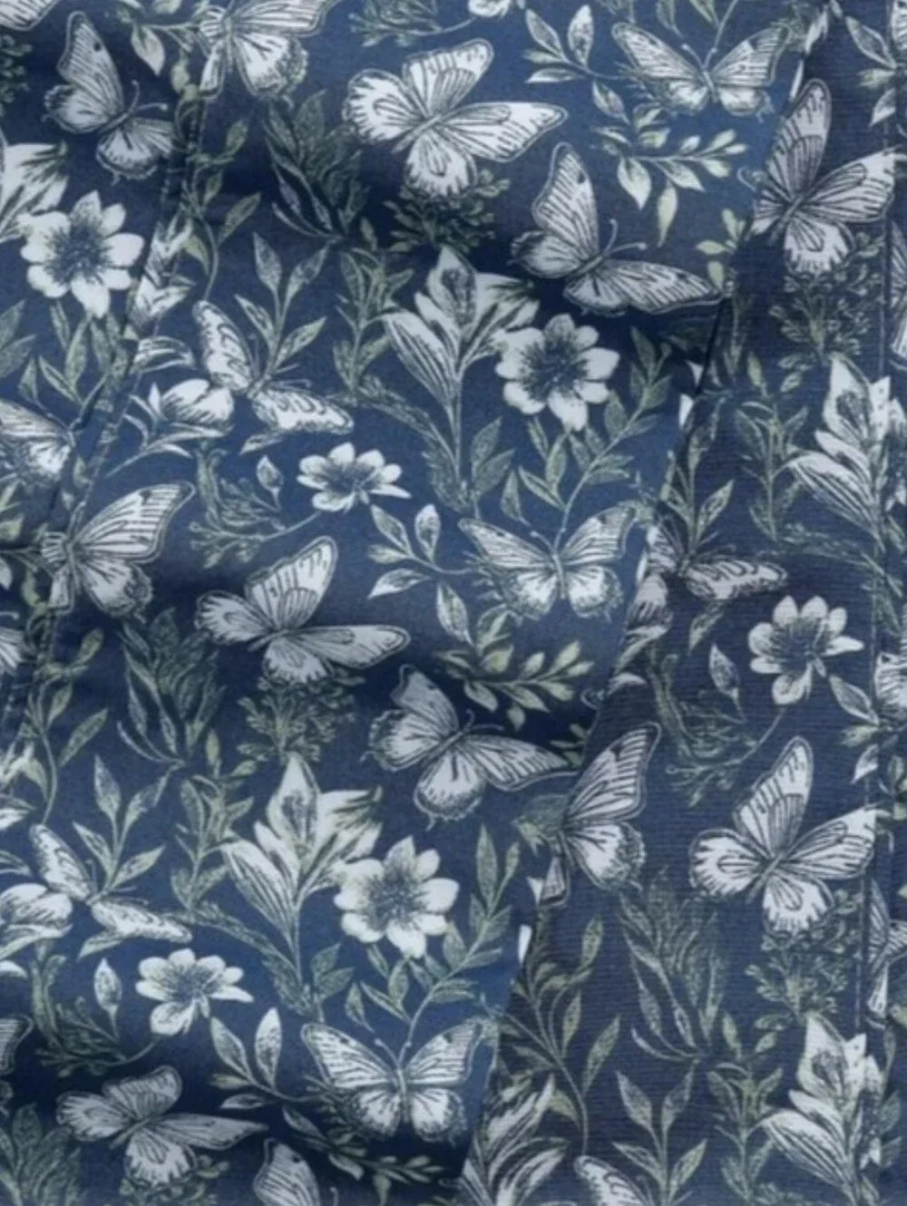 South Point Home Fashions Microfiber 6-piece Sheet Set, King Butterfly Flowers,